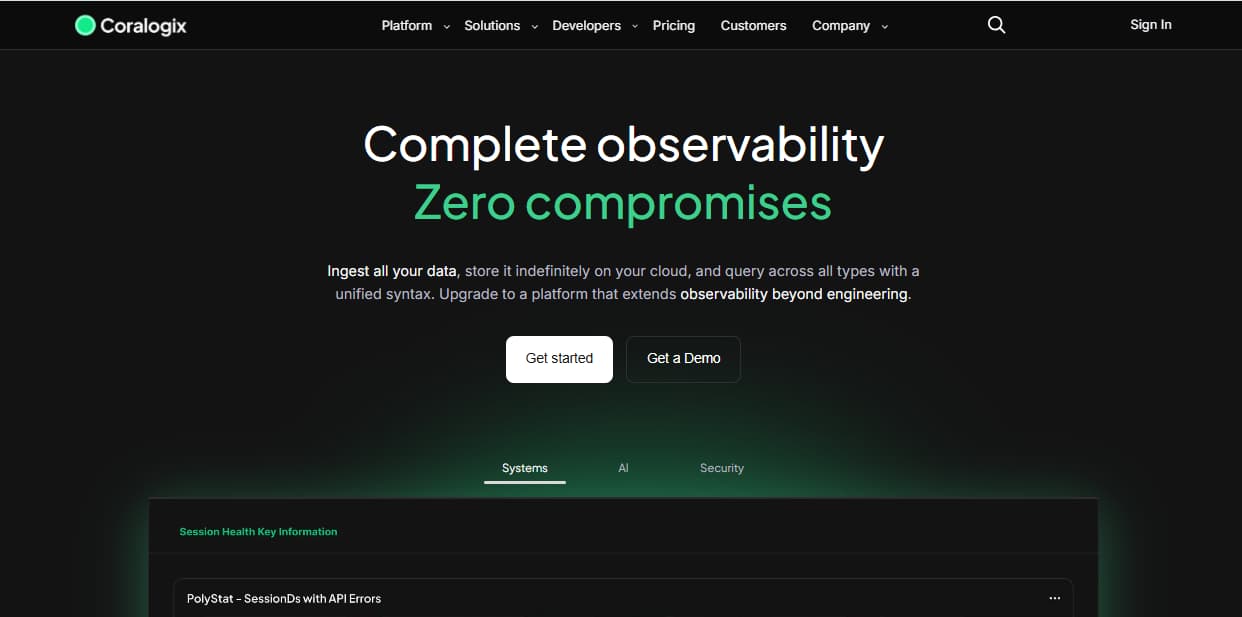 coralogix alternatives