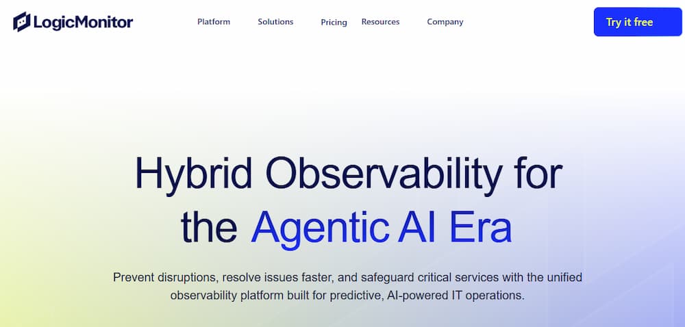 logic monitor apm tool