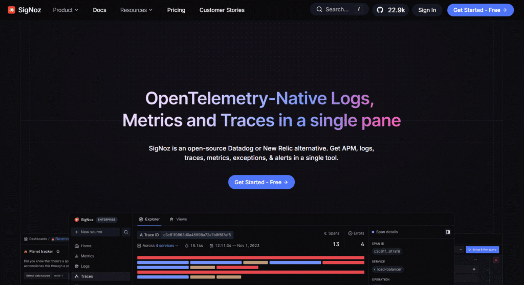 Signoz-cloud-native-AKS-monitoring-tool