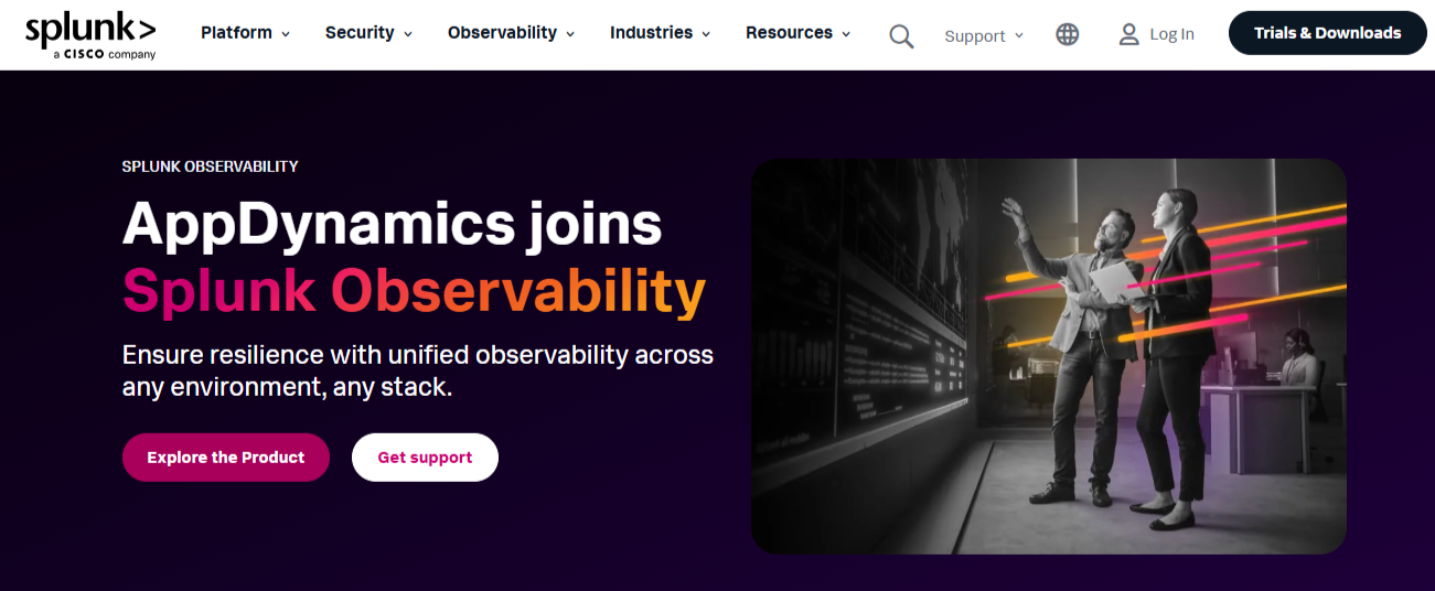 SplunkAppdynamics-as-grafana-alternative