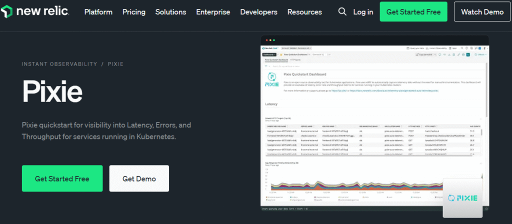Top 7 Pixie Alternatives in 2025: Features, Pricing & Reviews 46 pixie by new relic alternatives