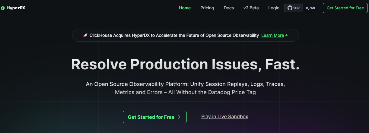 hyperdx alternatives