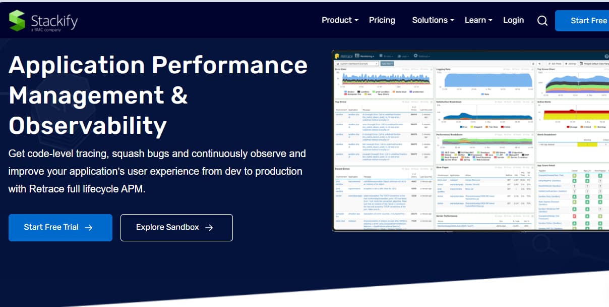 stackify retrace as Paessler PRTG Network Monitor alternative