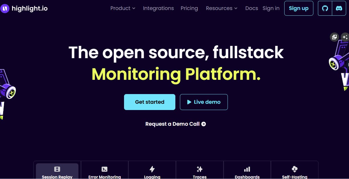 highlight.io alternatives