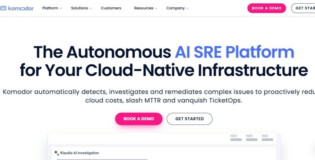Komodor Pricing and Review 2026: Custom Node-Based Costs, AI SRE Features, Reviews, and Alternatives 1 komodor pricing and review