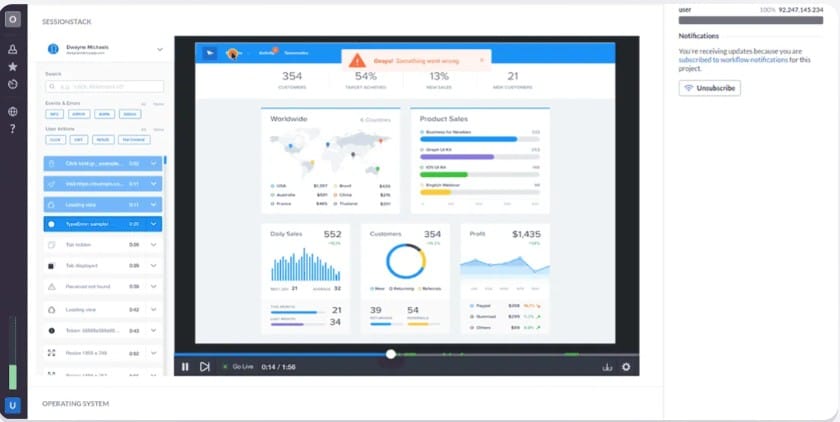 Top SessionStack alternatives