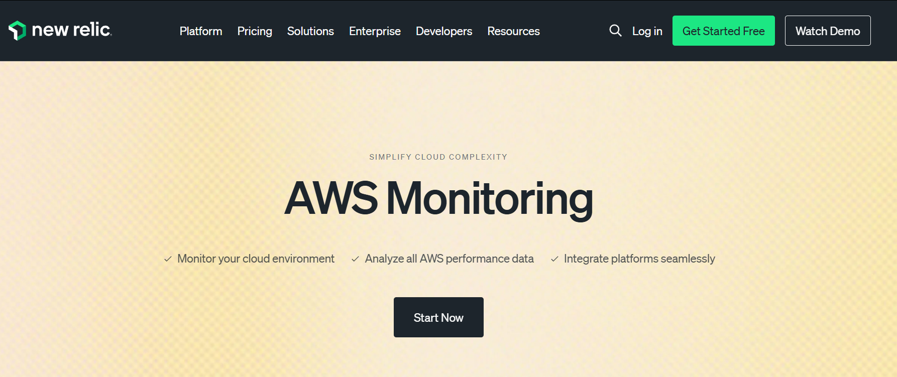 how AWS monitoring happens in New Relic