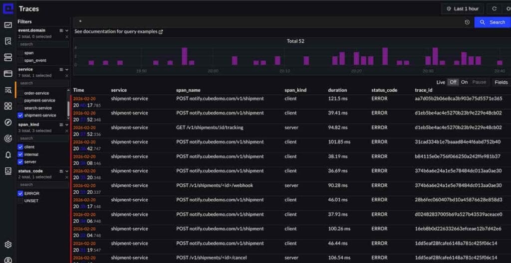 distributed tracing in cubeapm