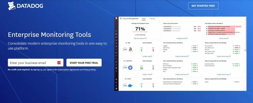 enterprise monitoring tool - Datadog