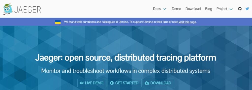 Distributed tracing for microservices by Jaegar