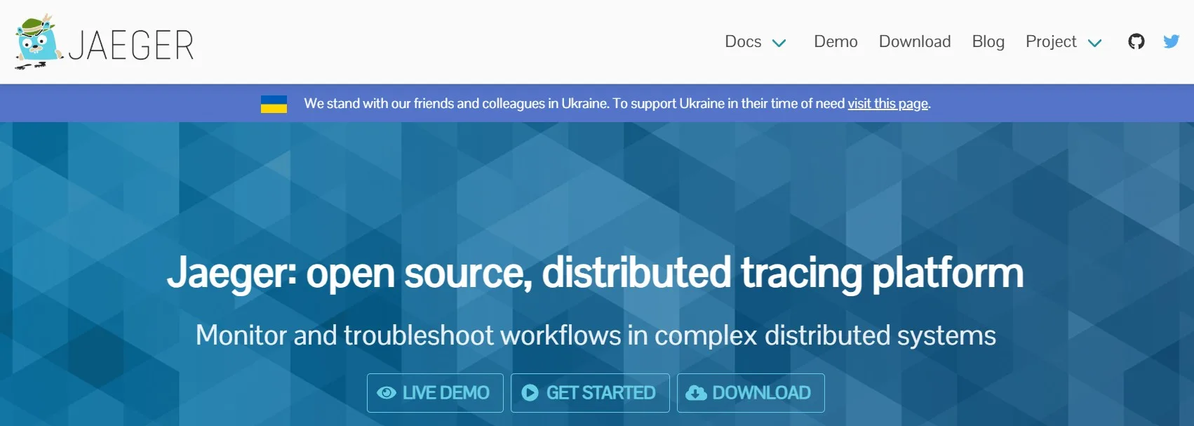 Distributed tracing for microservices by Jaegar 
