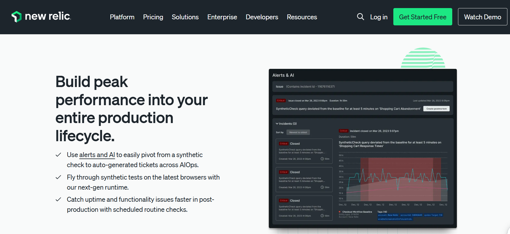 Uptime monitoring in New Relic