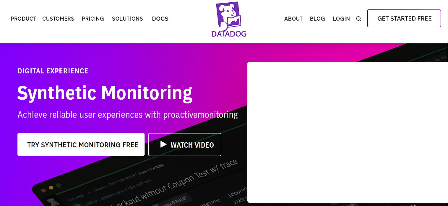 datadog synthetic monitoring tool