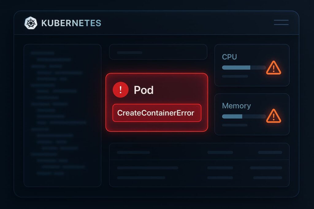 Kubernetes CreateContainerError: 5 Common Causes, Easy Fixes & Monitoring with CubeAPM 5 Kubernetes CreateContainerError