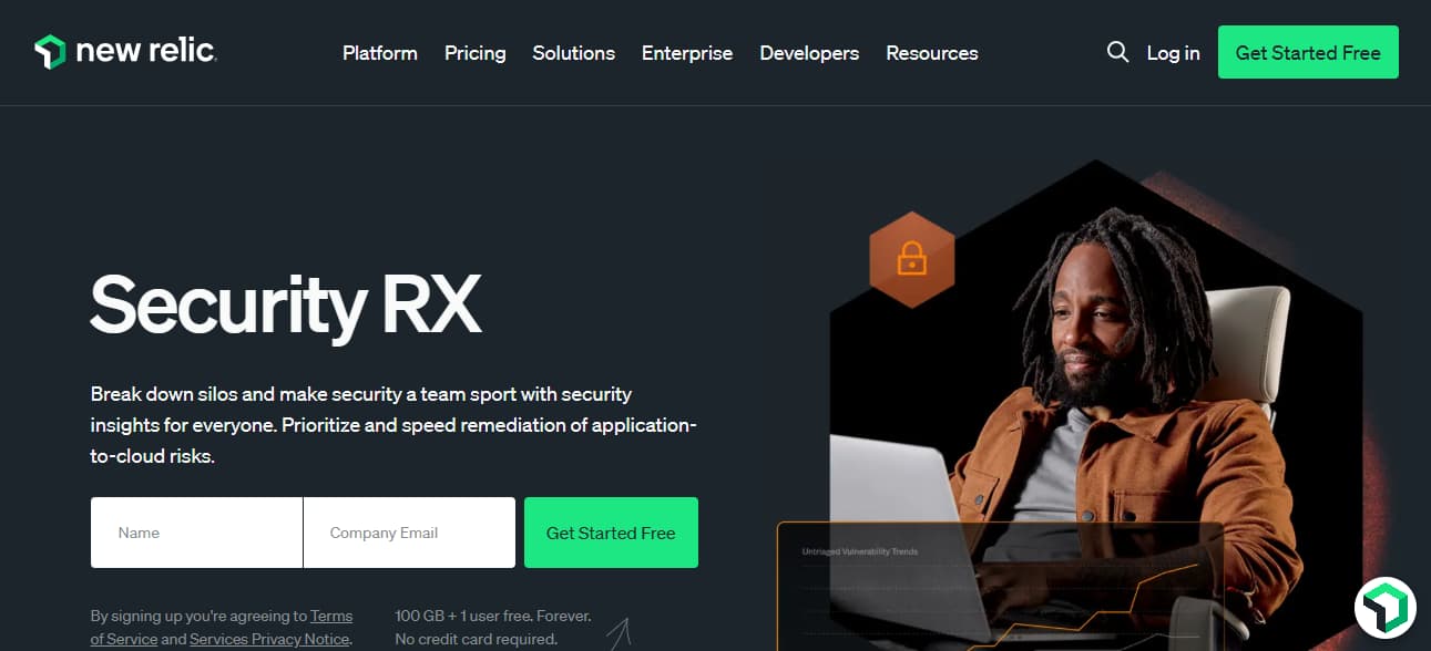 security monitoring in new relic