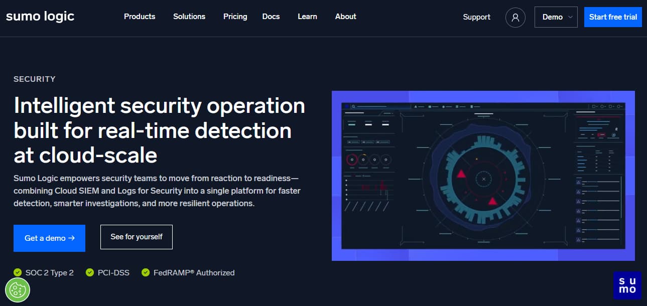 security monitoring in sumo logic