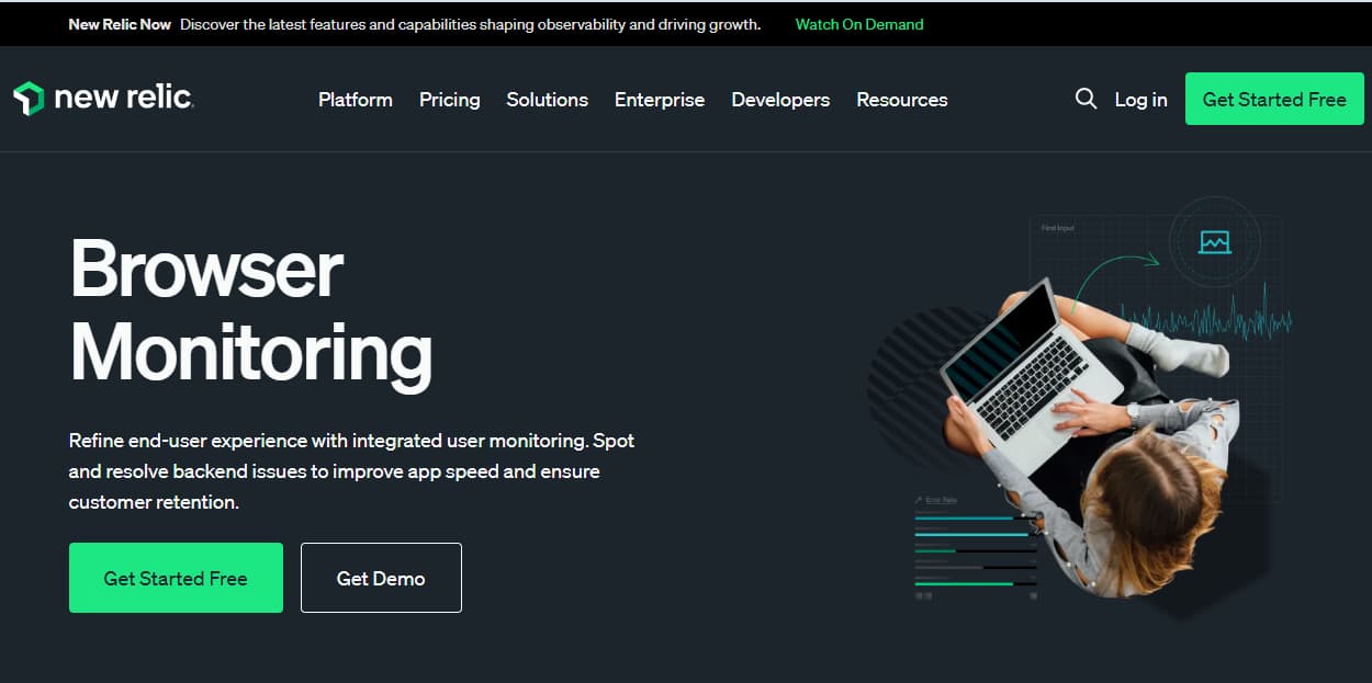 new relic real user monitoring
