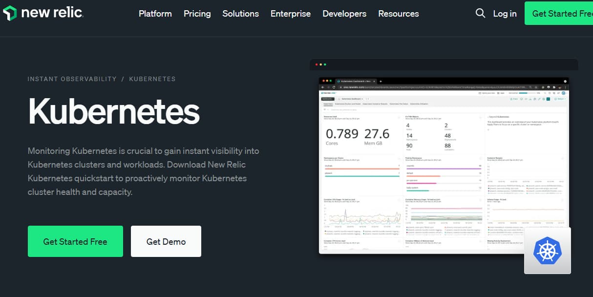 Top Kubernetes Monitoring Tools in 2025: Multi-Cluster Observability, Cost Control & OTEL Integration 6 new relic kubernetes monitoring