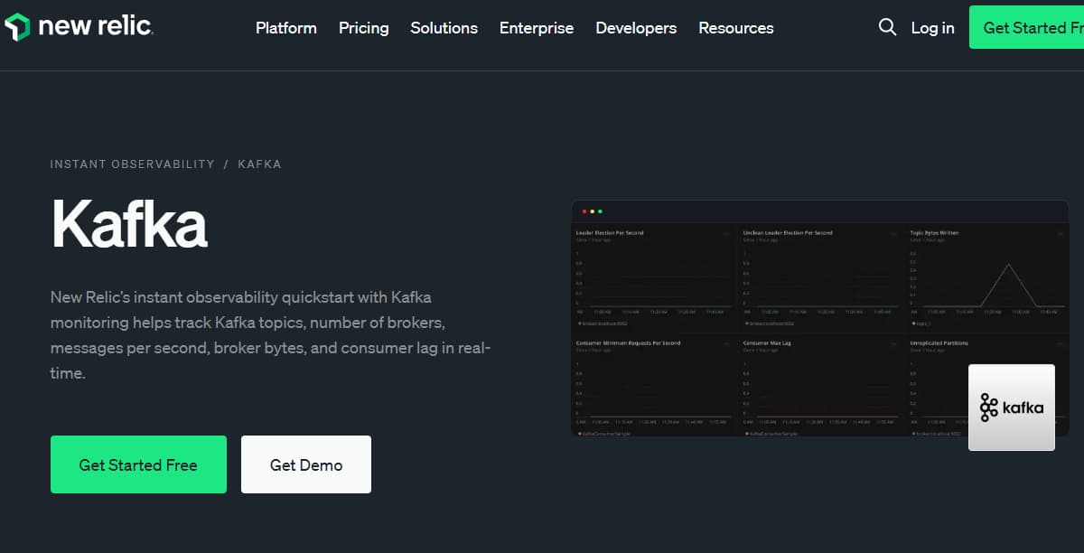 new relic apache kafka monitoring