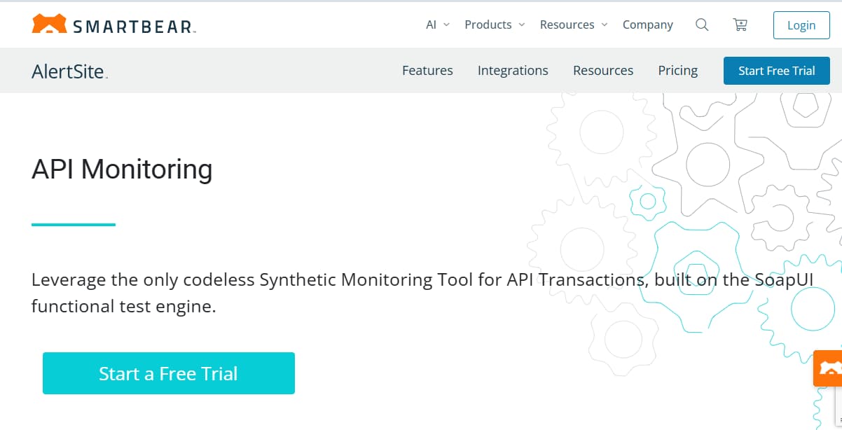 smartbear alersite API monitoring tool