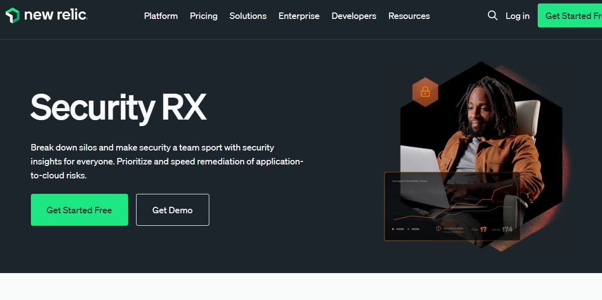 new relic security monitoring tool
