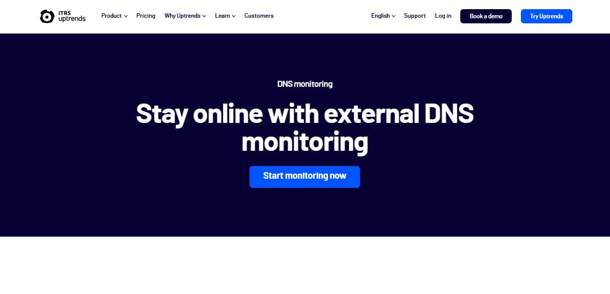uptrends dns monitoring tool