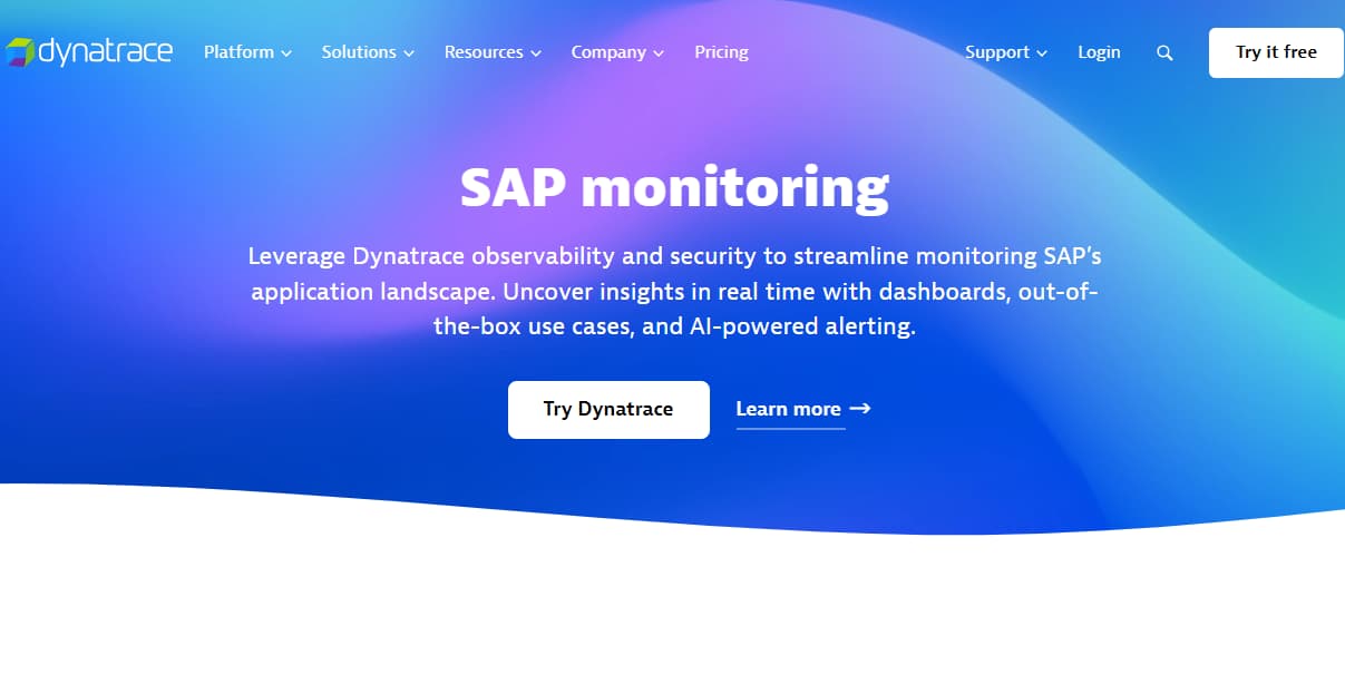 dynatrace SAP monitoring tool