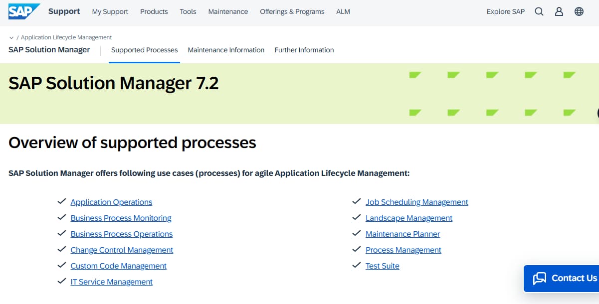 SAP solutions manager monitoring tool