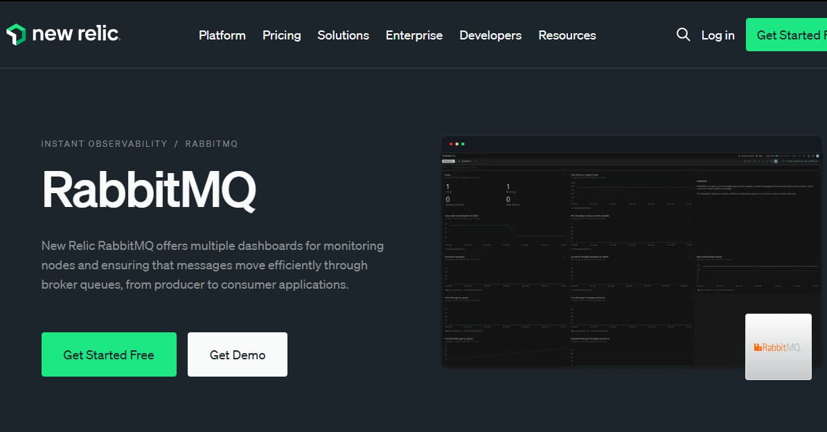 new relic rabbitmq monitoring tool