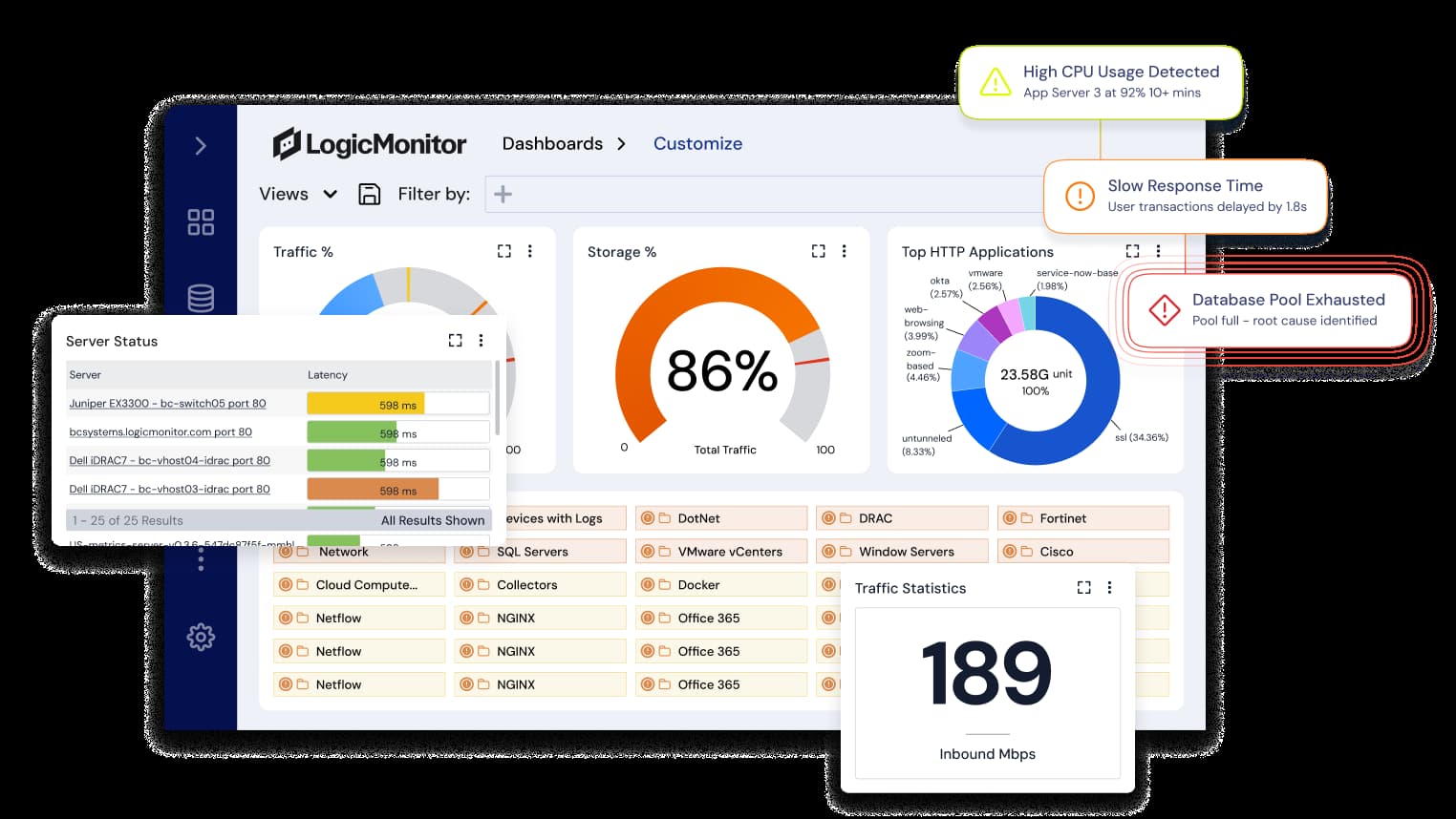 logic monitor server monitoring tool