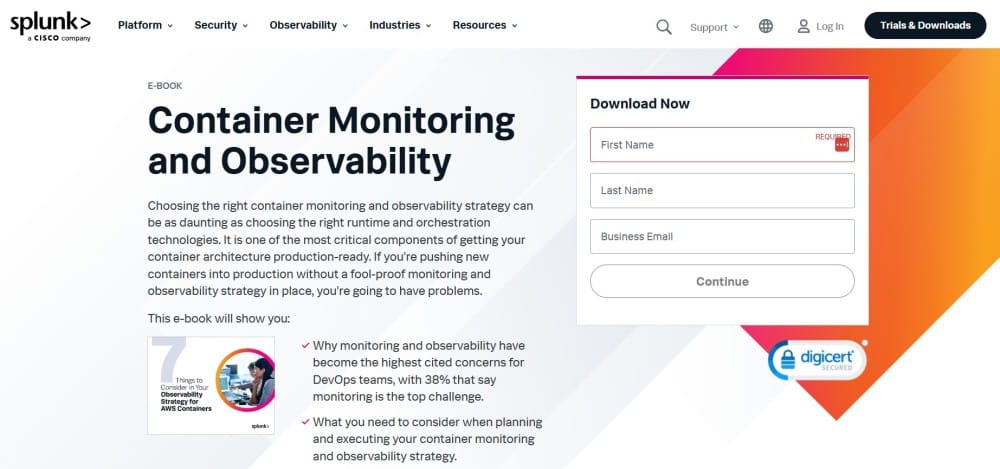Top 10 Container Monitoring Tools for DevOps in 2025: Features, Pricing & Best Use Cases 11 Splunk as a container monitoring tool for DevOPs
