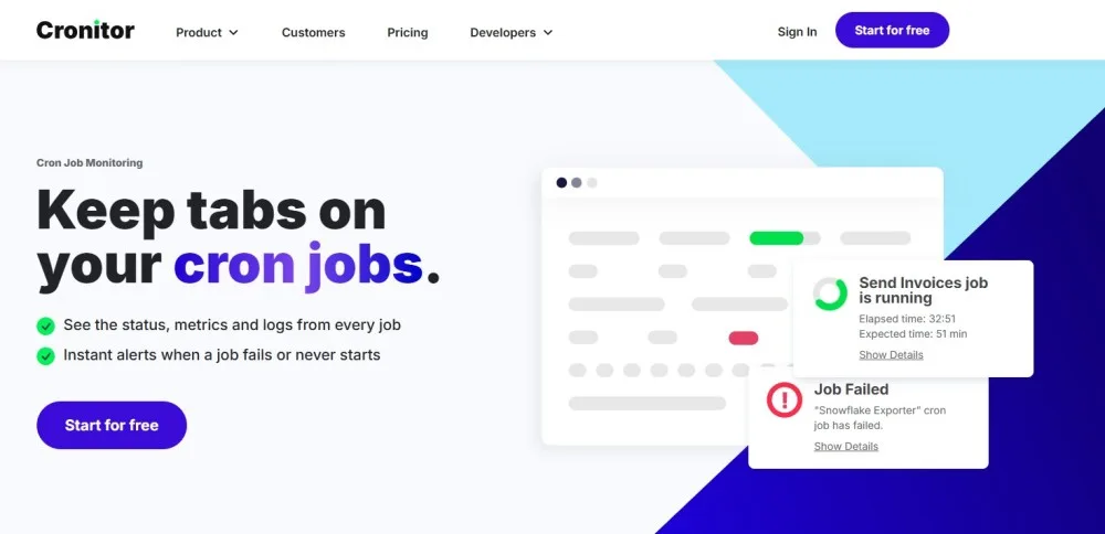 Cron Job Monitoring by Cronitor