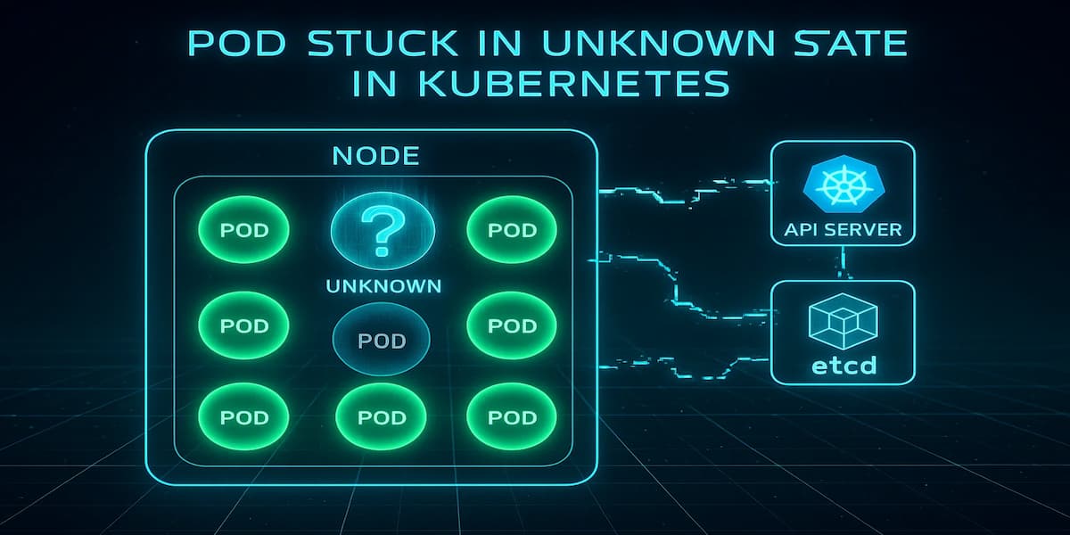Kubernetes Pod  Unknown State