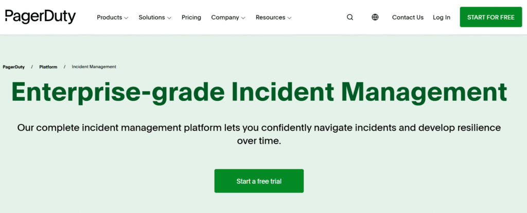 PagerDuty as an incident management tool