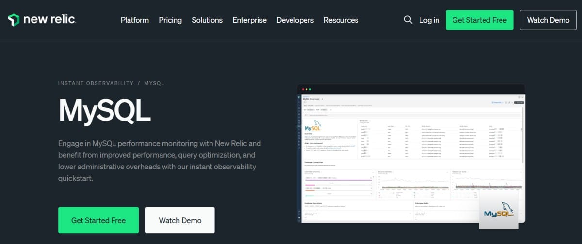 New Relic as a MySQL Monitoring tool 