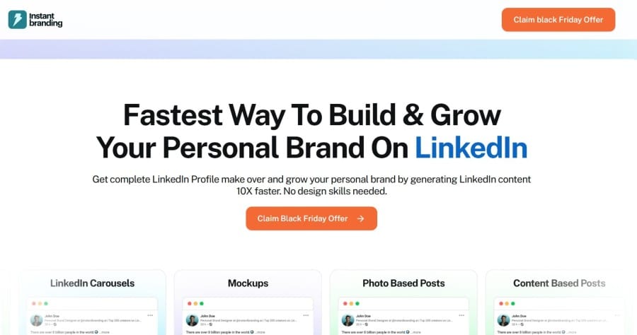 The Ultimate List of SaaS Cyber Monday/Black Friday Deals of 2025 49 BFCM - INstant Branding