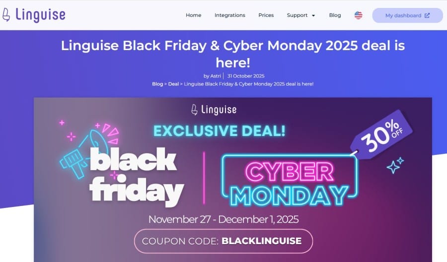 The Ultimate List of SaaS Cyber Monday/Black Friday Deals of 2025 11 BFCM - Liguise
