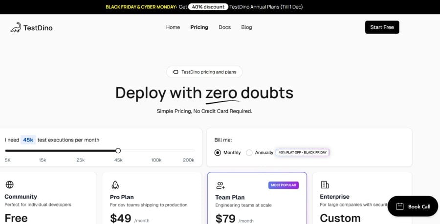 The Ultimate List of SaaS Cyber Monday/Black Friday Deals of 2025 45 BFCM - TestDino