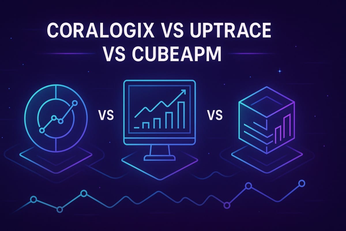 Coralogix vs Uptrace vs CubeAPM Comparison