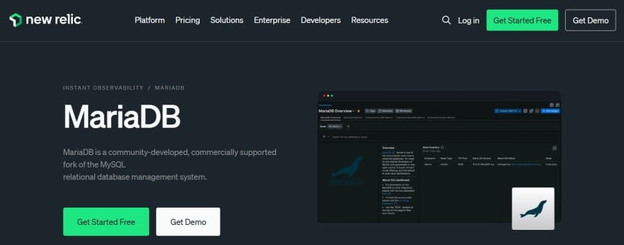 New Relic as a MariaDB Monitoring tool