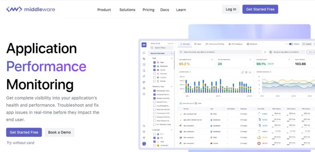 Middleware as a Next.js Monitoring Tool