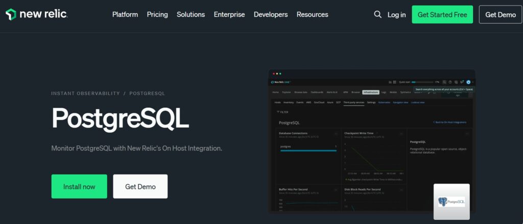10 Best PostgreSQL Monitoring Tools in 2025 for Performance & Observability 5 PostgreSQL monitoring by New Relic
