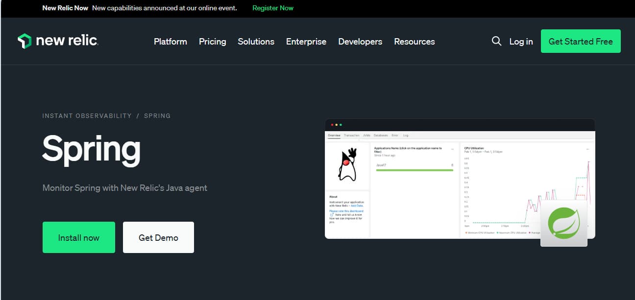 new-relic-spring-boot-apm-tool