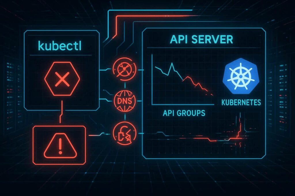 kubectl couldn't get current server api group list error