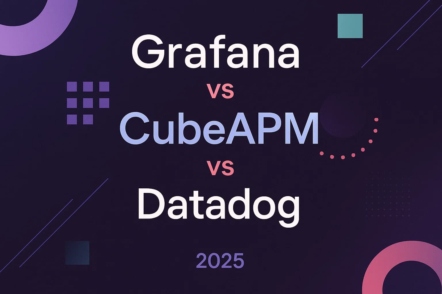 grafana vs datadog vs cubeapm