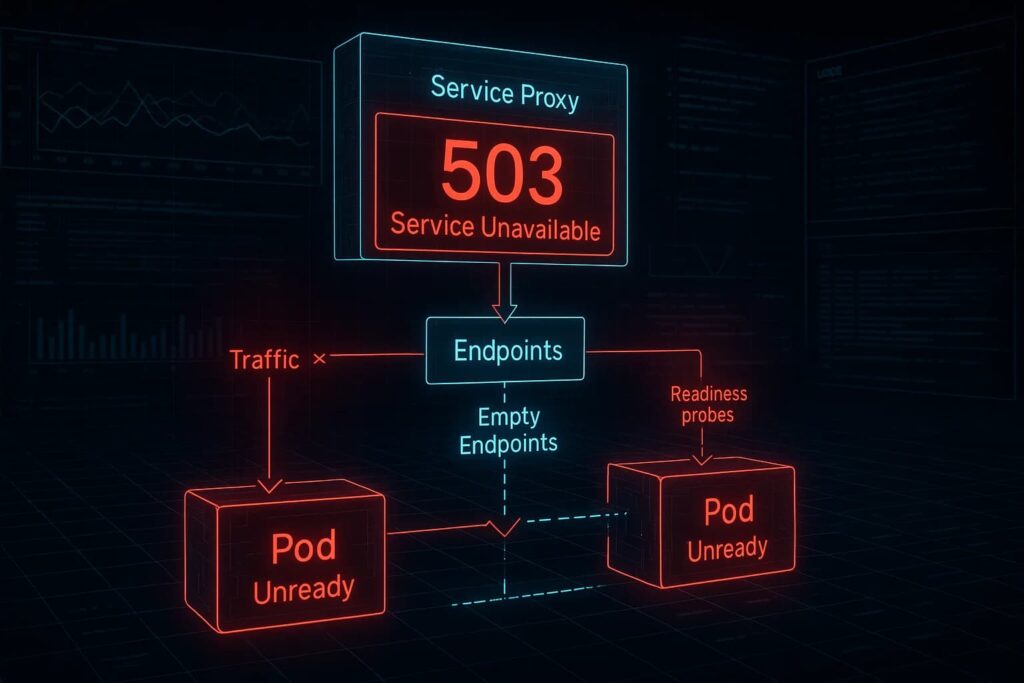 Kubernetes Service 503 error
