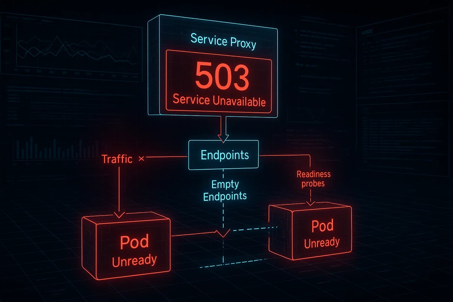 Kubernetes Service 503 error