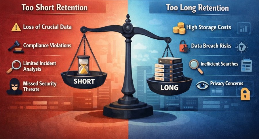 Log Retention Explained: Costs, Compliance, and Real-World Trade-offs 3 Risks of Too Short or Too Long retention