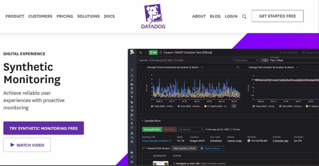 synthetic monitoring
