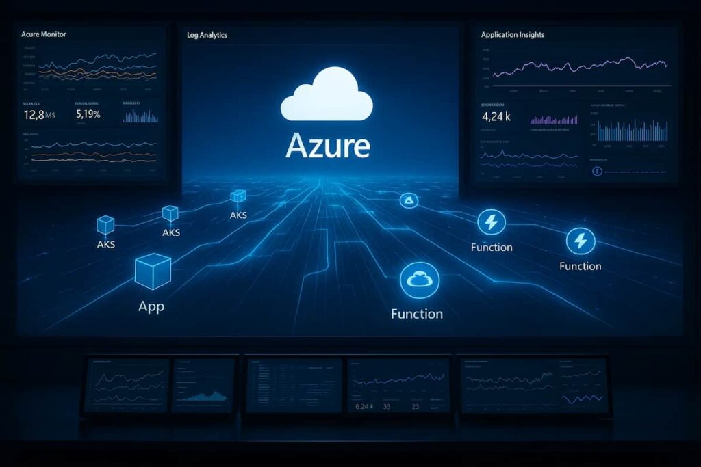 Best Azure Monitoring Tools: Full-Stack Visibility Across Application Insights, AKS, and Azure Monitor 1 what is azure monitoring